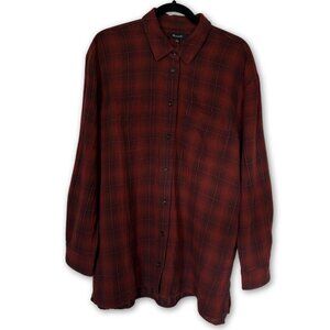 Madewell | Oversized Flannel Button-Down Shirt